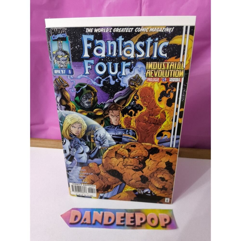 Marvel Fantastic Four Industrial Revolution Vol 2 Issue 6 April 1997 Comic Book